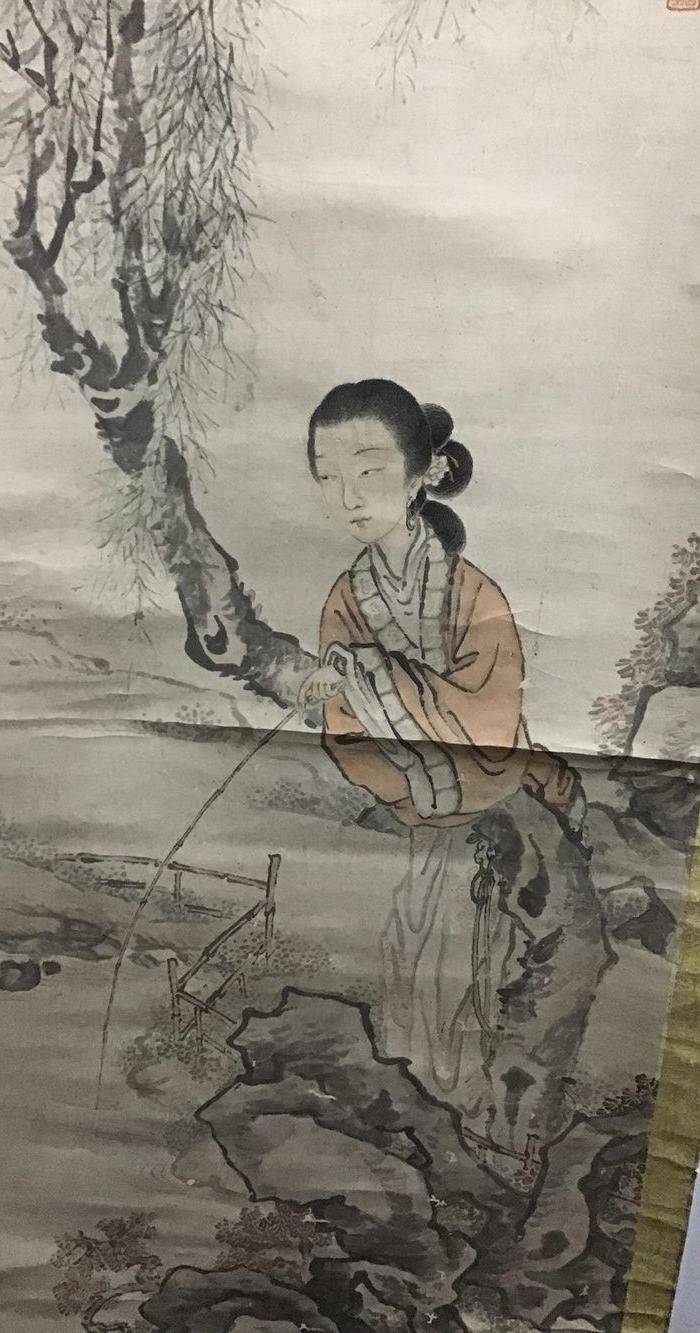 清代费丹旭仕女图图3