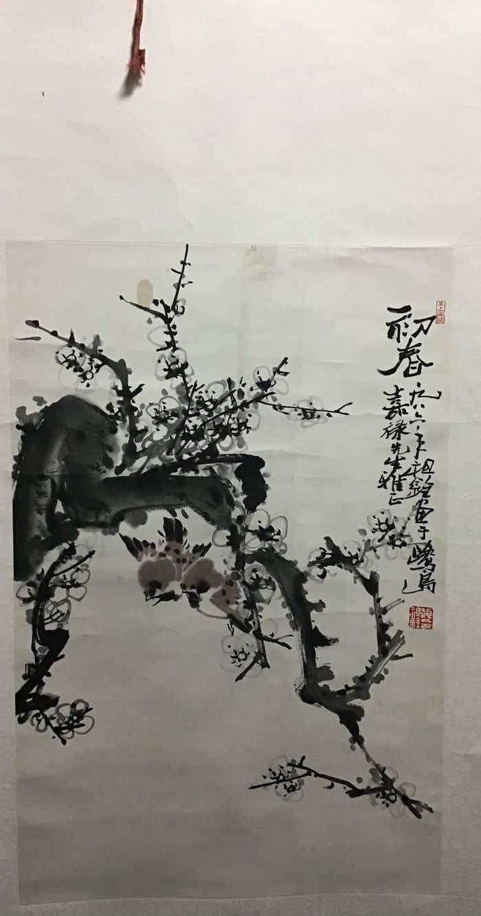 江南鸡毛施祖铨的梅花小鸟图3