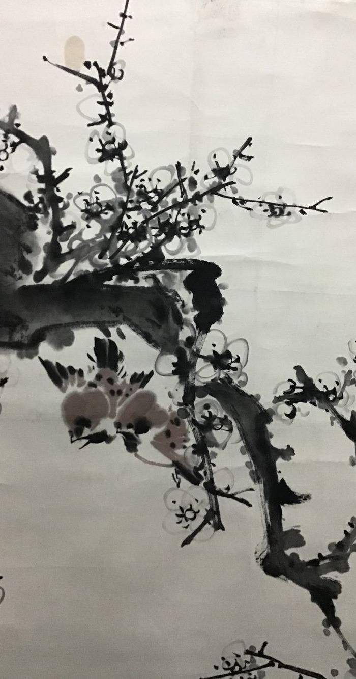 江南鸡毛施祖铨的梅花小鸟图11