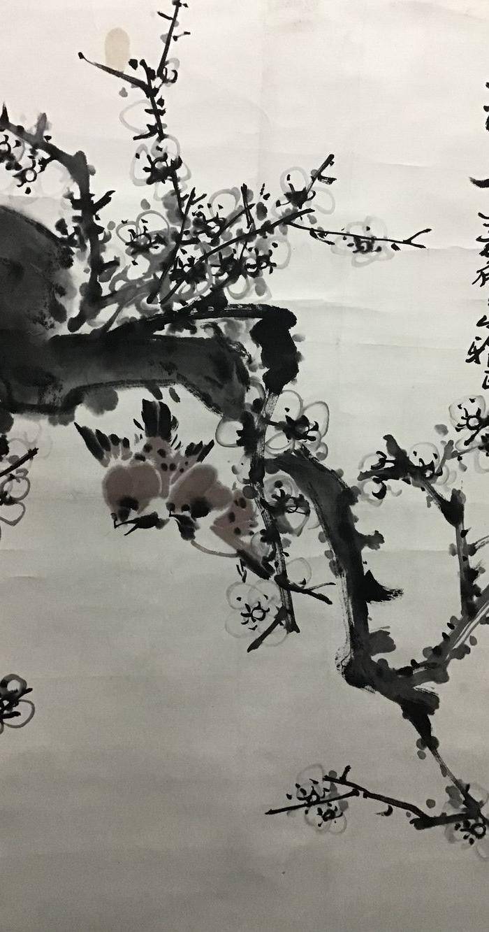 江南鸡毛施祖铨的梅花小鸟图12