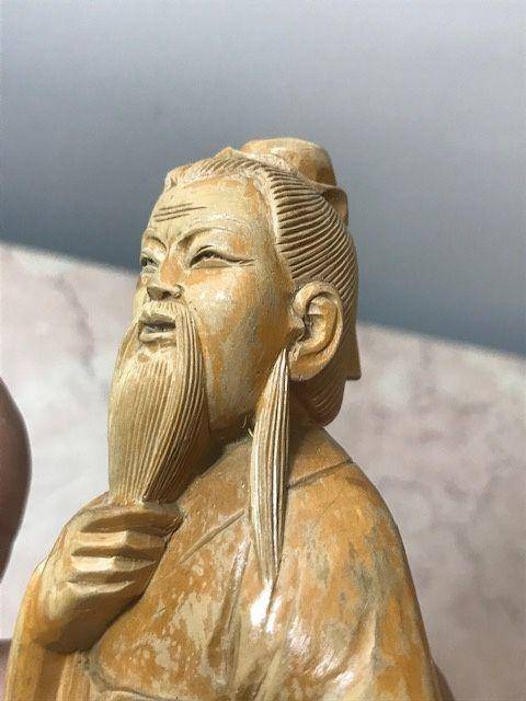 9005 黄杨木雕老子像图5