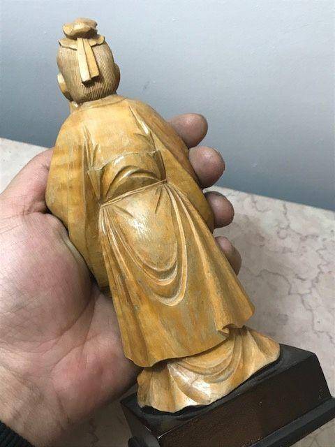 9005 黄杨木雕老子像图7