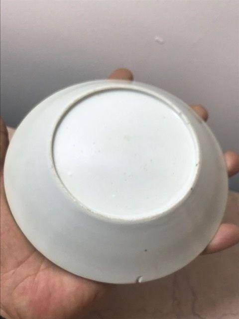 9007 欧洲回流清中期粉彩博古小盘图5
