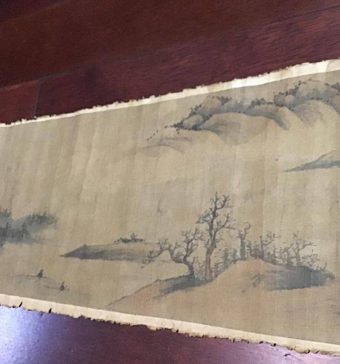回流明代绢本长卷图10
