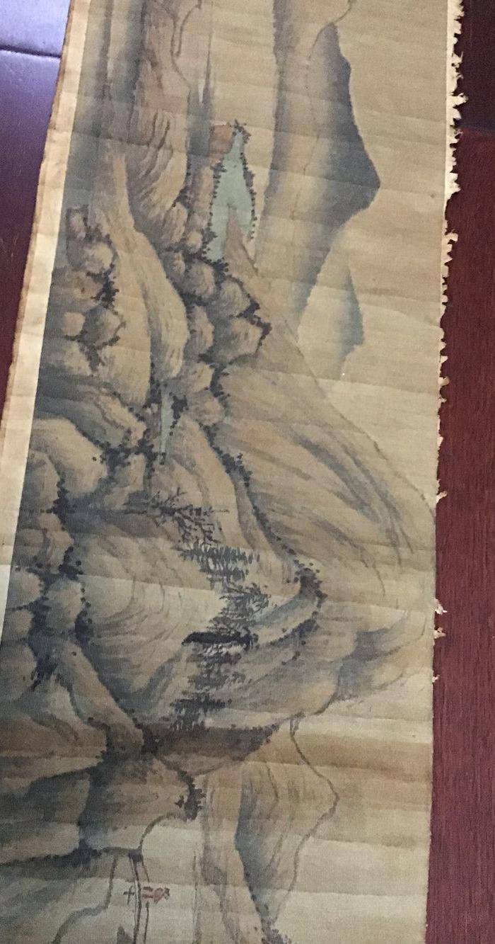 回流明代绢本长卷图12