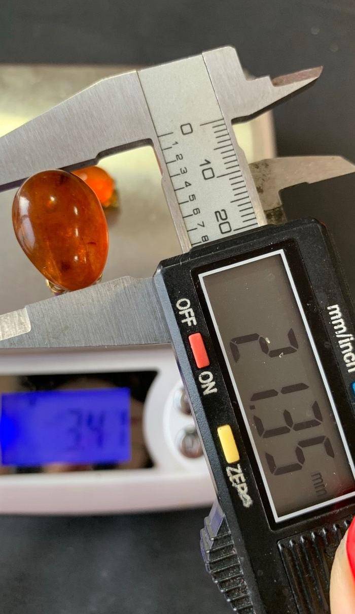 8014欧洲回流俄罗斯金工琥珀耳夹图9