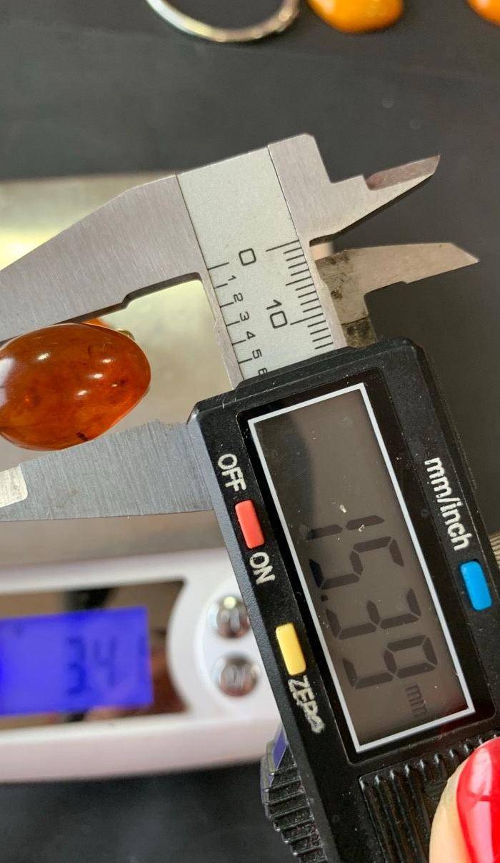 8014欧洲回流俄罗斯金工琥珀耳夹图10