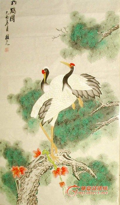 中国画名家松鹤图∵,中画松鹤,名画松鹤图(第11页)_大山谷图库