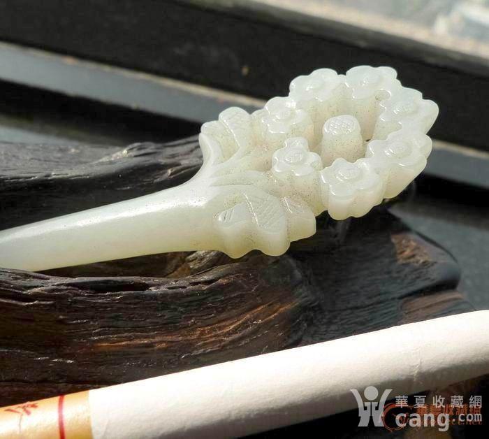 和田玉老玉发簪
