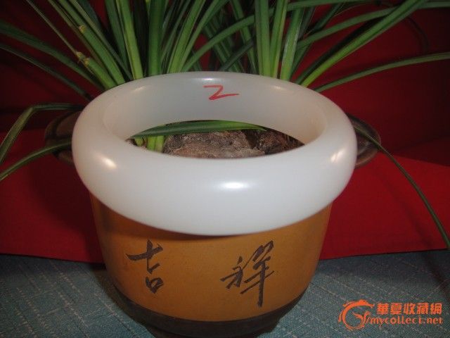 伊朗白玉:宽条手镯