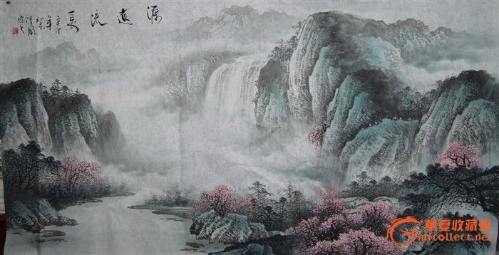 精品六尺山水画