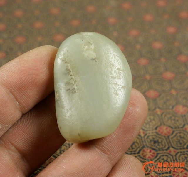 油润和田玉青白玉籽料原石拍卖_竞价_价格_交易_玉石拍卖_华夏收藏网