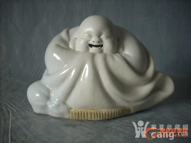 【如假白送】80年代雕塑瓷厂刘远长大师哈哈罗汉