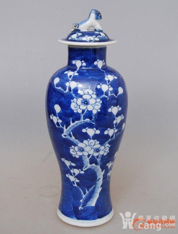 清末民国冰梅瓶4件