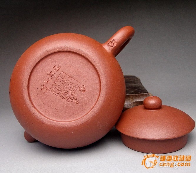 宜兴紫砂壶*助理工艺美术师周婷手制130cc【倒把西施壶】