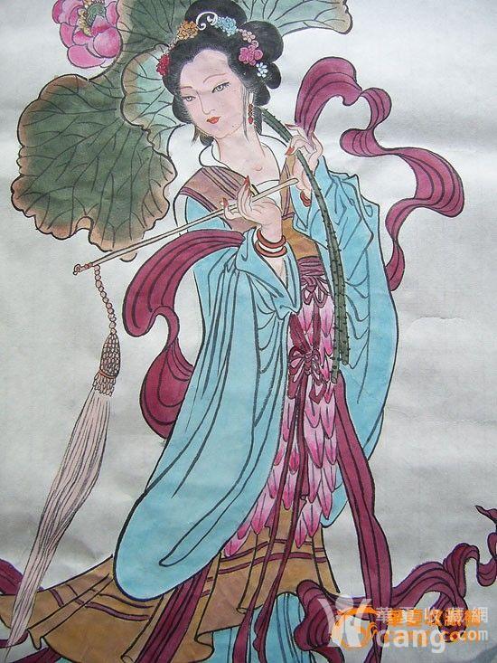 名家水墨人物画-何仙姑图!