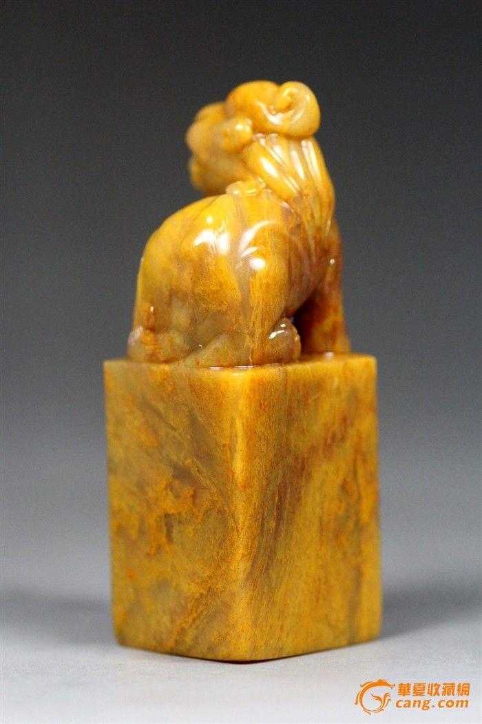 【经典推荐】巴林福黄冻石《兽钮》