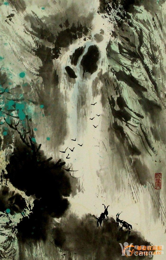 清泉石上流(四尺斗方) - 其它 - 字画 - 华夏收藏网