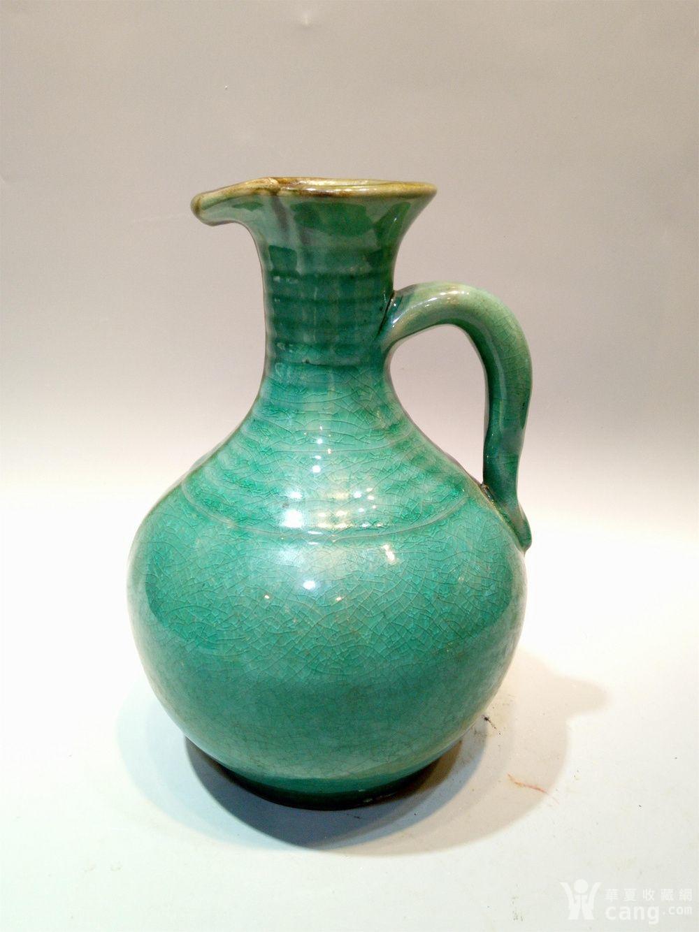 晚清卢钧釉执壶 - 明 - 瓷器 - 华夏收藏网