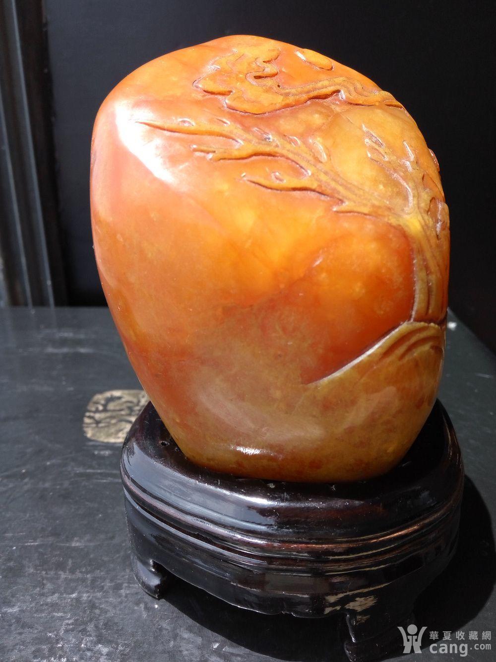 要涨价! 手把件(证书) 清,王平如作田黄石薄意摆件 印