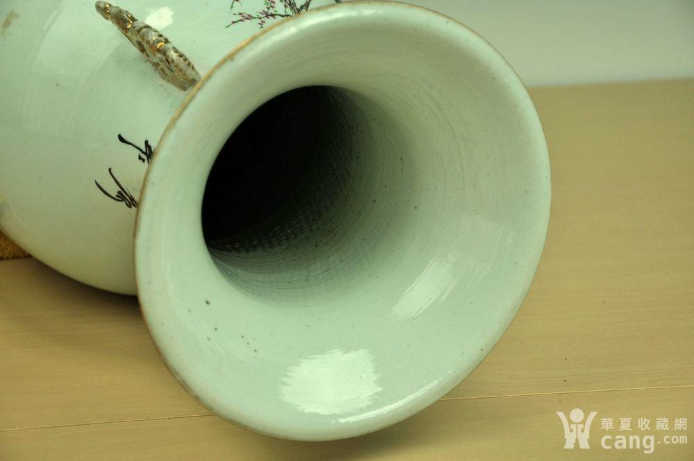 【欧美回流】民国刘天成粉彩黛玉葬花特大瓶