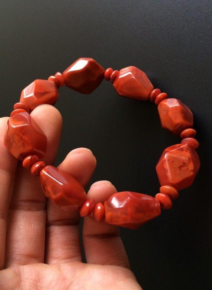 【钻石】川料南红随形手串