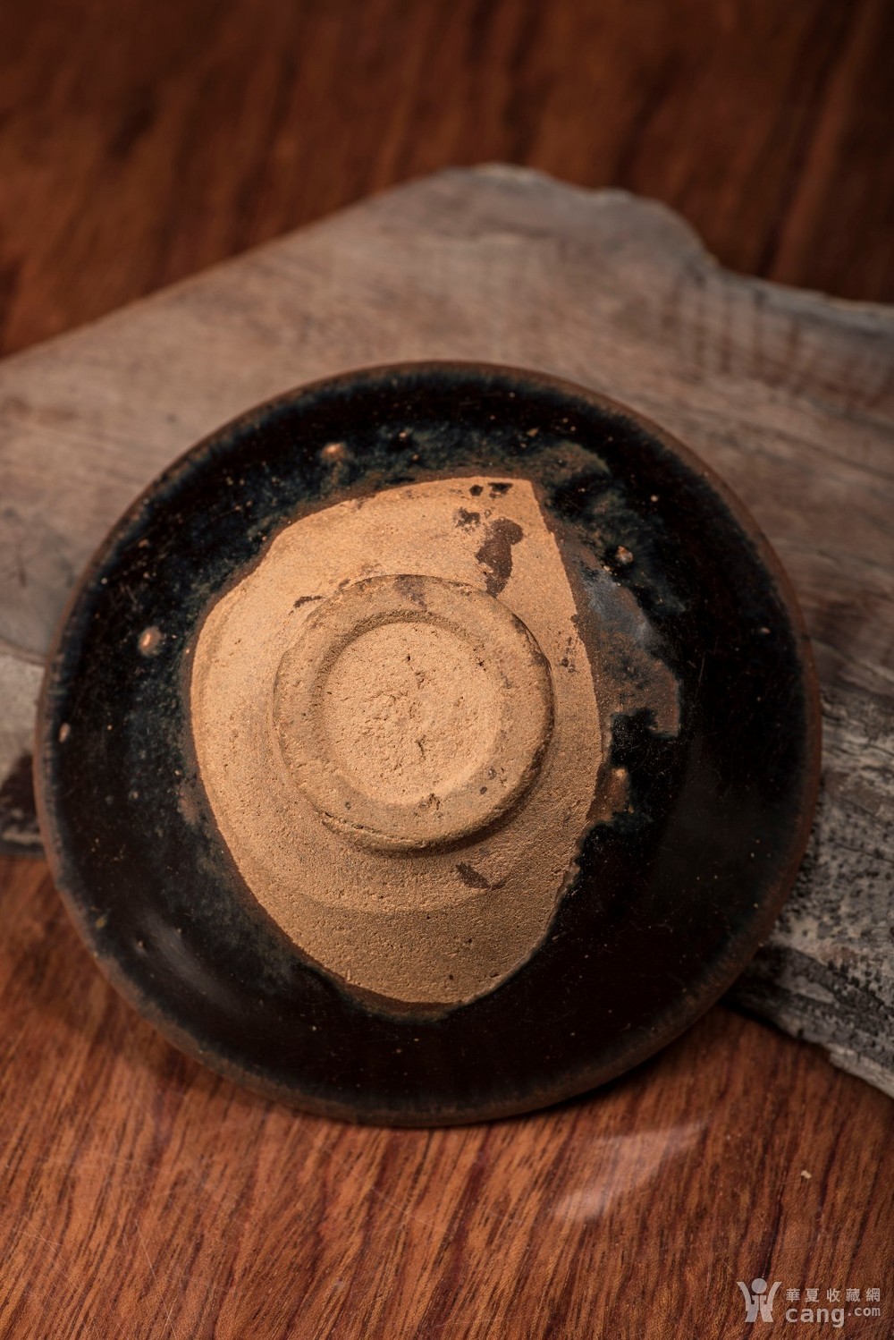 59.宋建阳窑黑釉斗笠盏