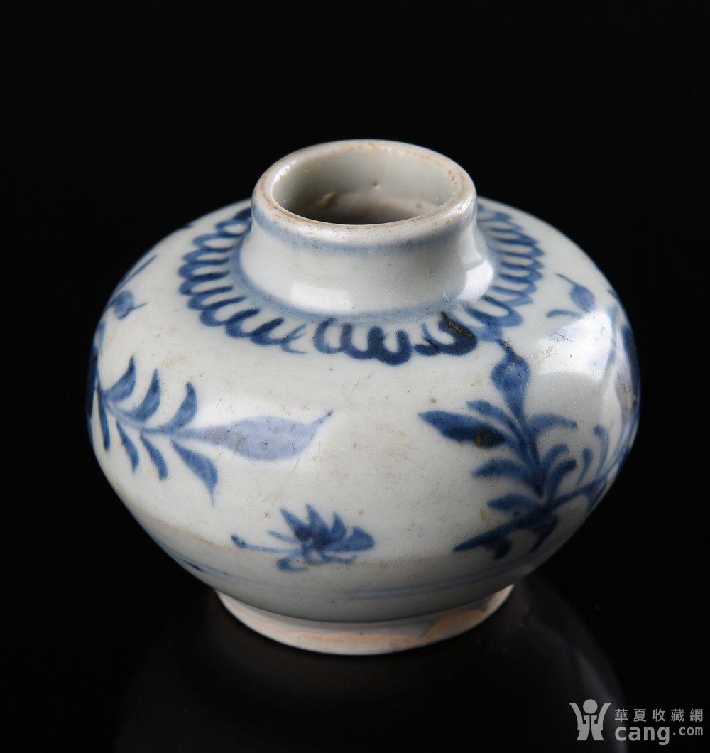 明代 青花小水盂