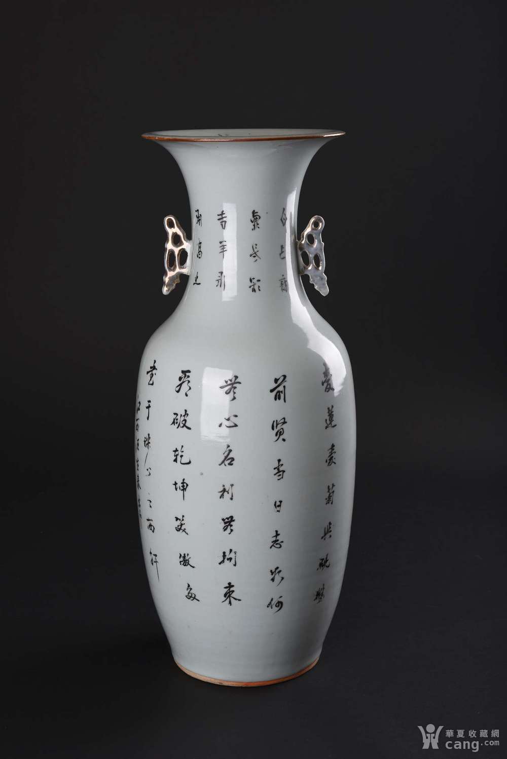 民国 制瓷名家汪生泰粉彩"四爱"图纹大瓶