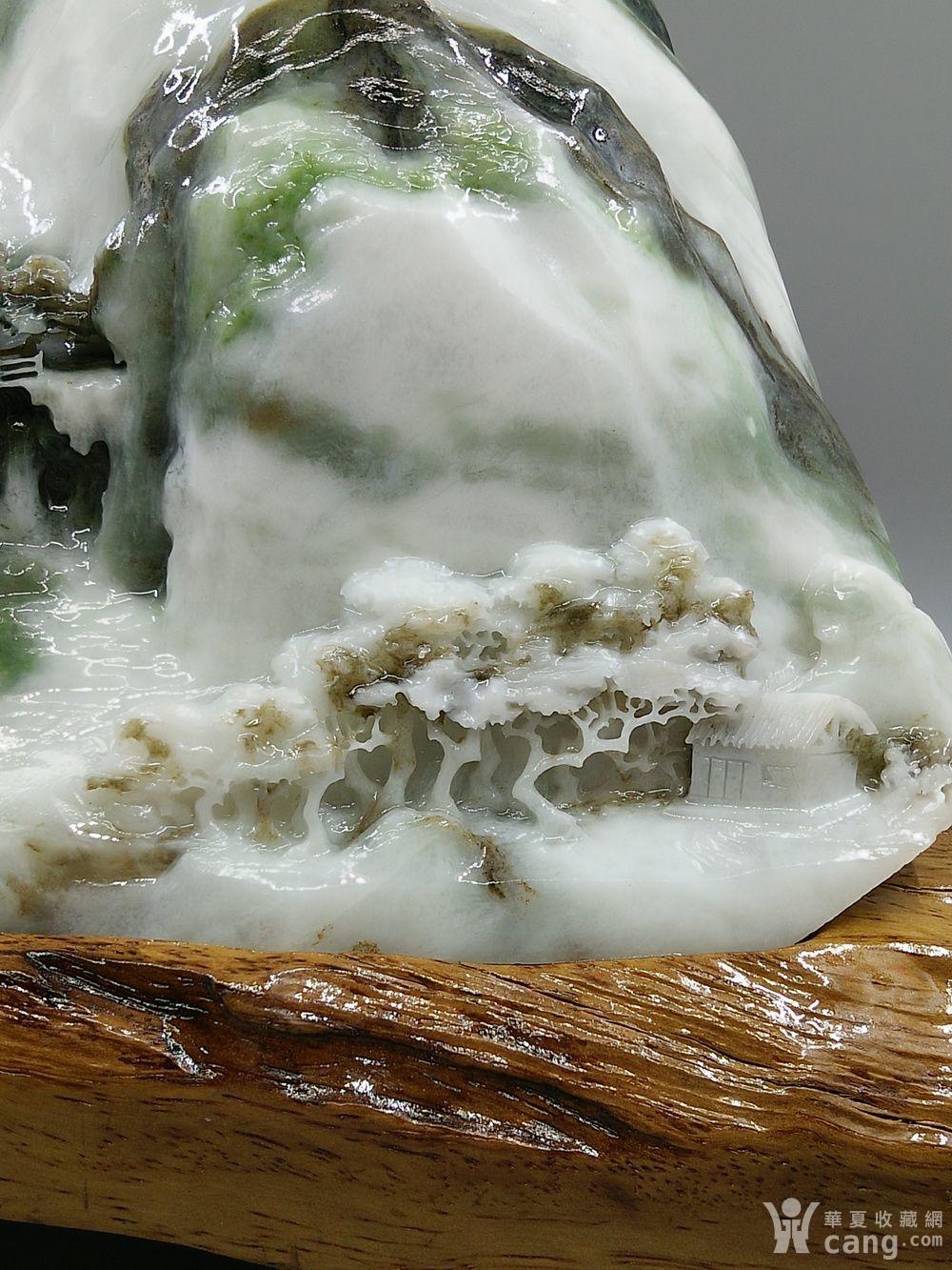 【金牌】玉雕大师韩朝兴精品佳作 独山玉意境山水摆件