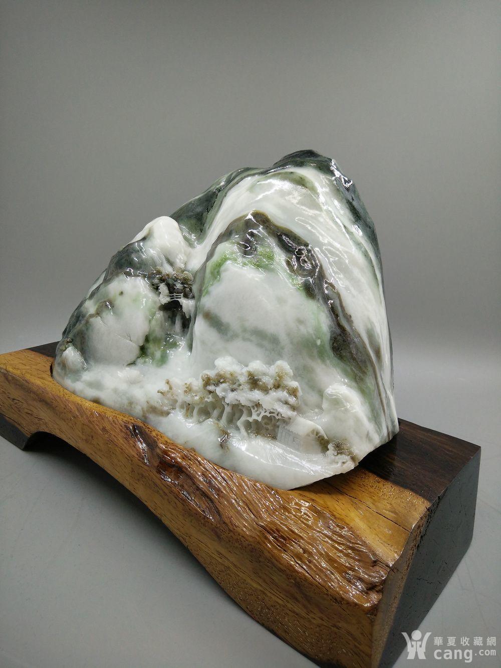 【金牌】玉雕大师韩朝兴精品佳作 独山玉意境山水摆件