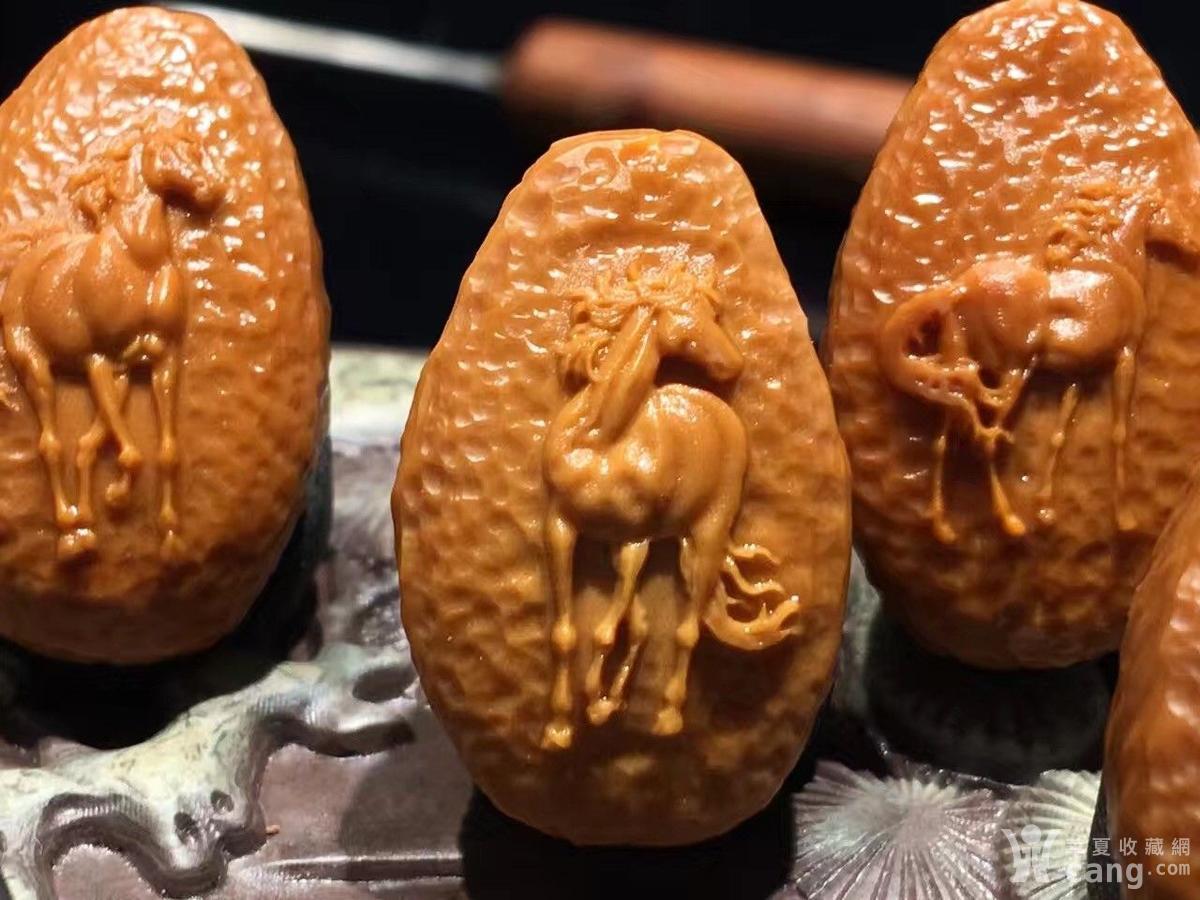 点毛马到成功手串,南工曹乐款带落款 带证书 - 核雕 - 杂项 - 华夏