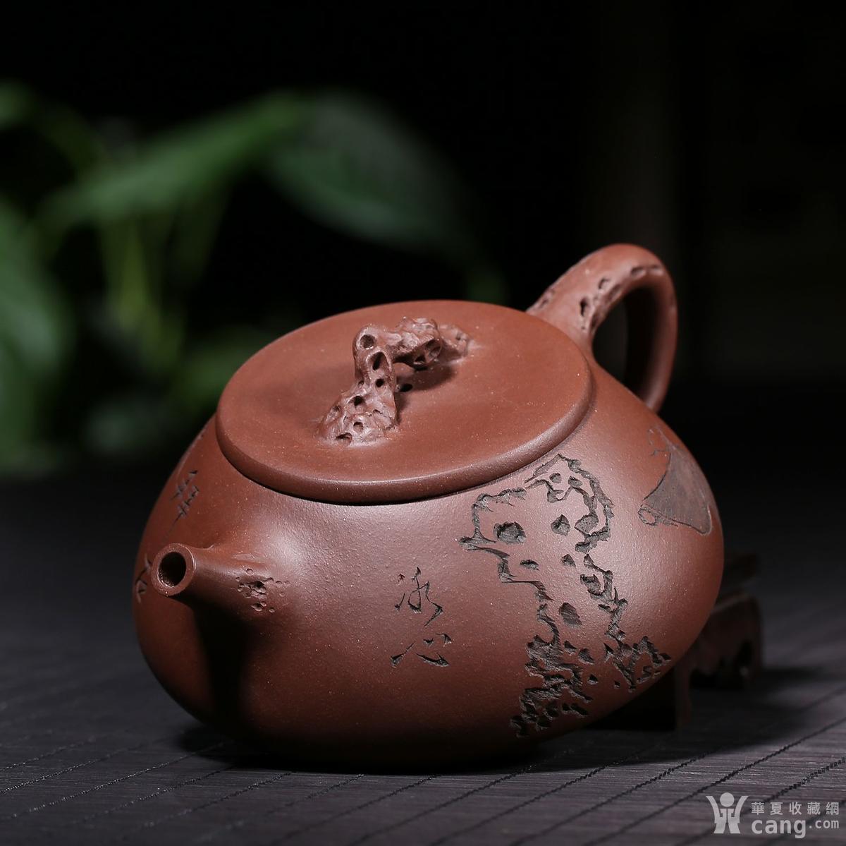 研究员级高级工艺美术师咸仲英拜石-石瓢 - 紫砂壶 - 杂项 - 华夏收藏