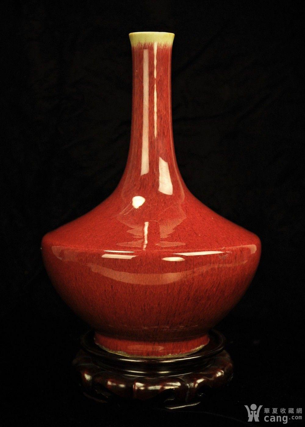 【欧美回流】【压轴重器】清康熙郎窑红釉荸荠瓶