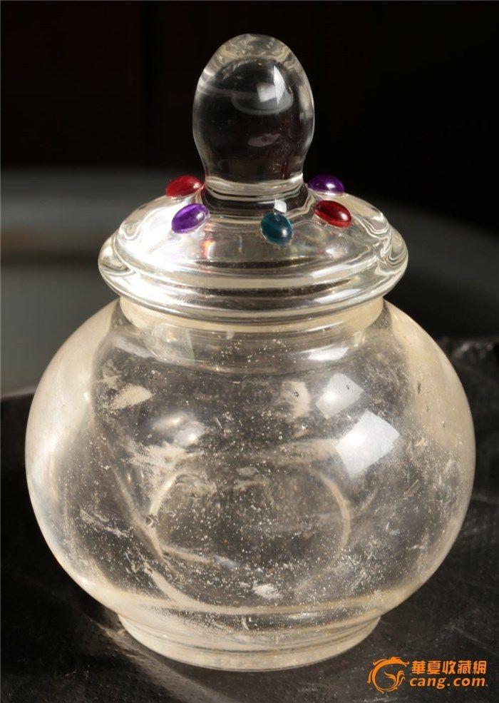 老的 天然水晶舍利瓶 送 给有缘人 得道高僧舍利子