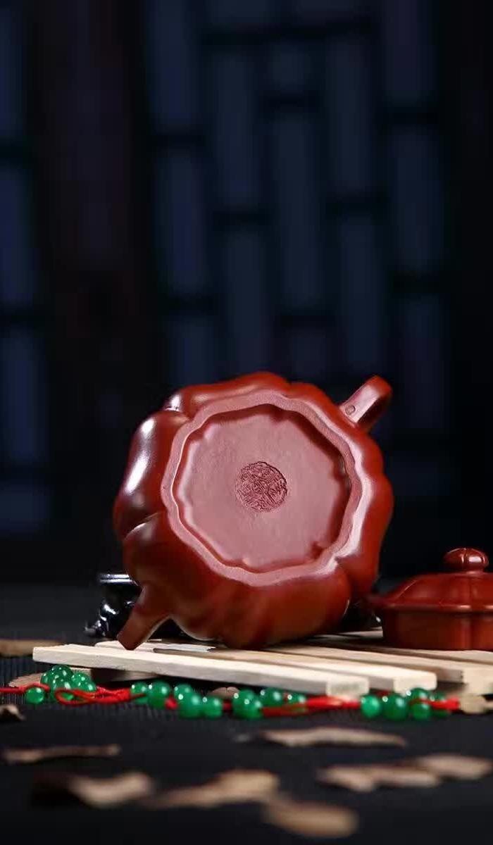 朱建平 家藏大红袍 筋纹葵仿古