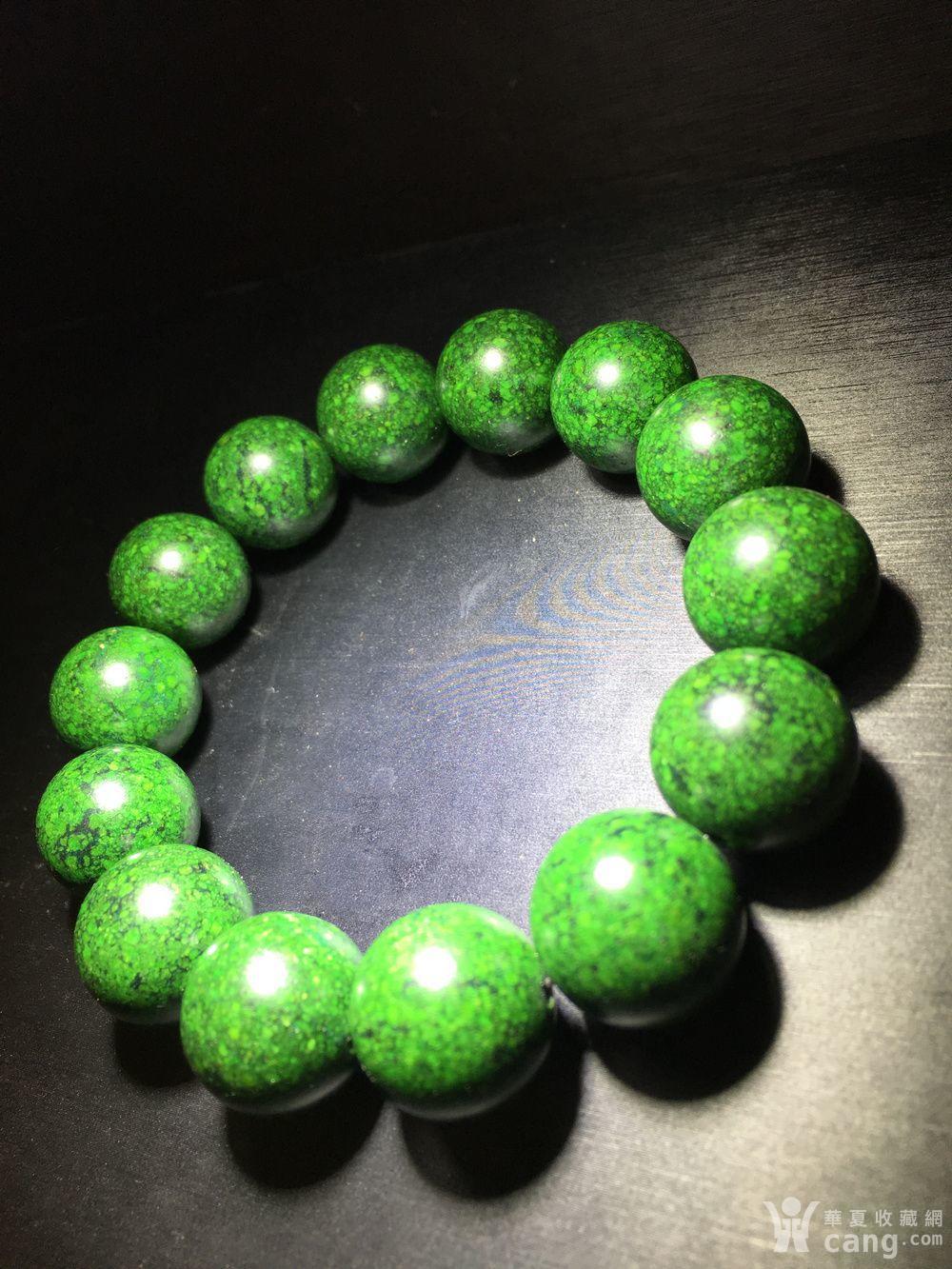 16mm满脑虬角手串 古法锖色