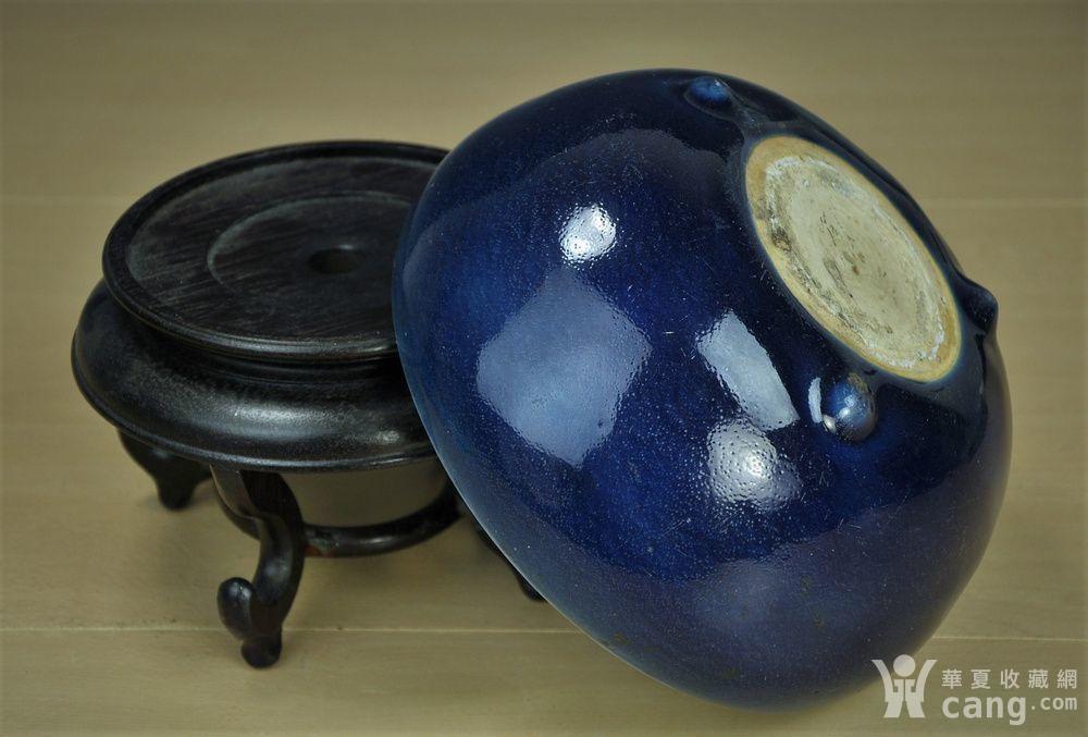 【欧美回流】清中期霁蓝釉三足香炉 - 清 - 瓷器 - 华夏收藏网