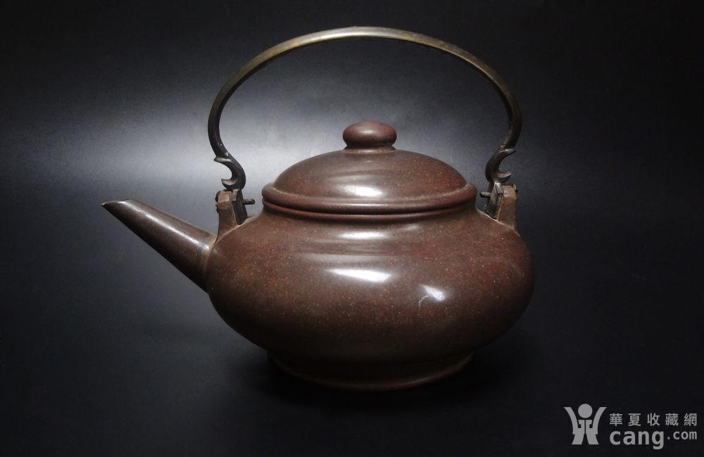 清代贡局抛光紫砂壶