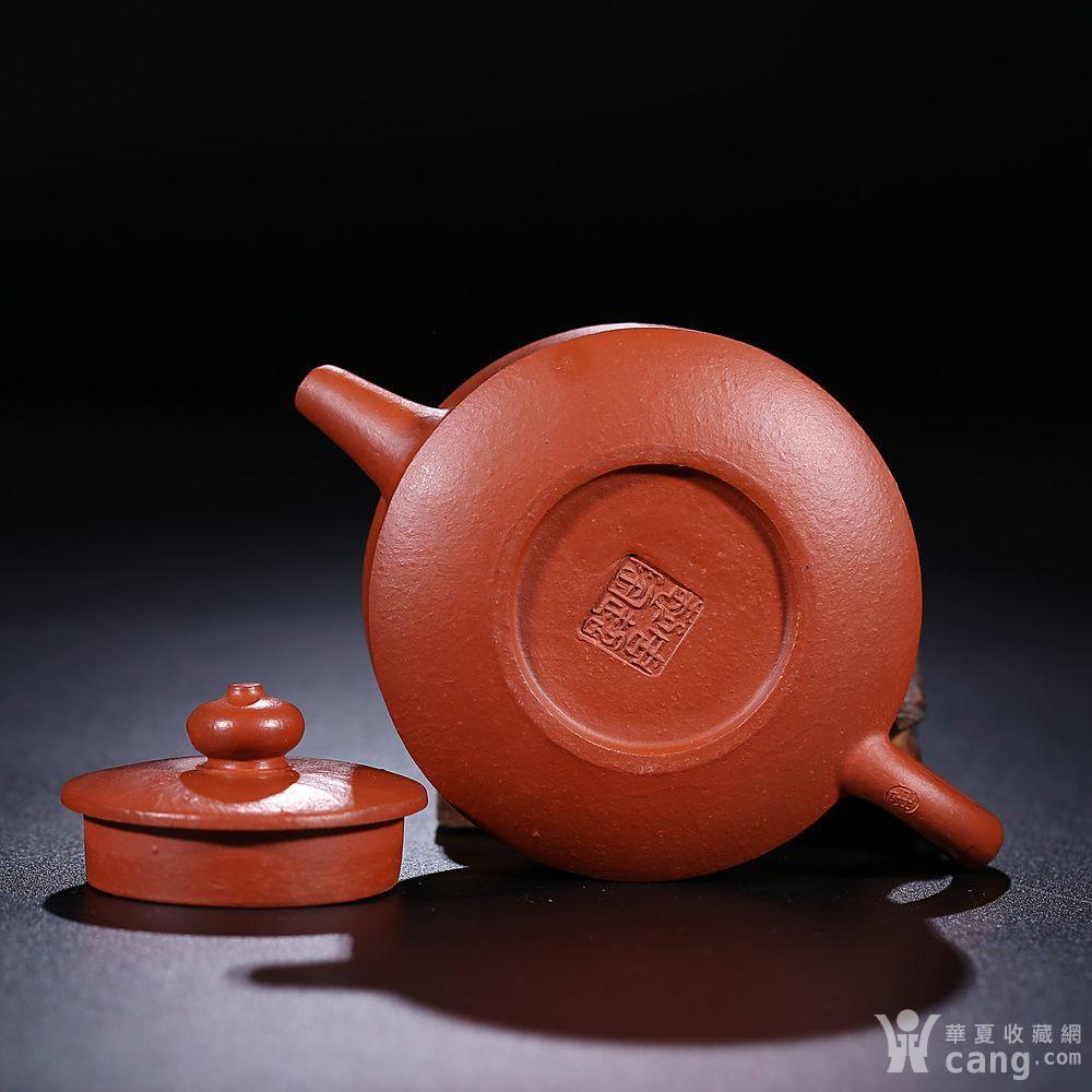 周超 原矿朱泥 扁汉 - 紫砂壶 - 杂项 - 华夏收藏网