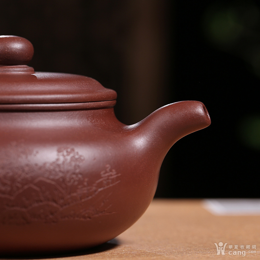 郭建国 原矿紫泥 刻字仿古壶 - 紫砂壶 - 杂项 - 华夏收藏网