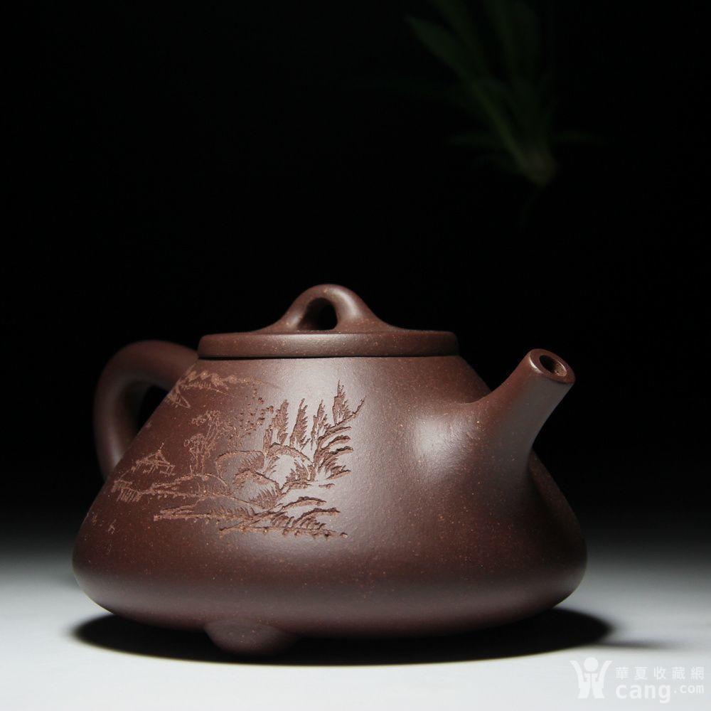 储建飞 原矿老紫泥 全手工石瓢壶 - 紫砂壶 - 杂项 - 华夏收藏网