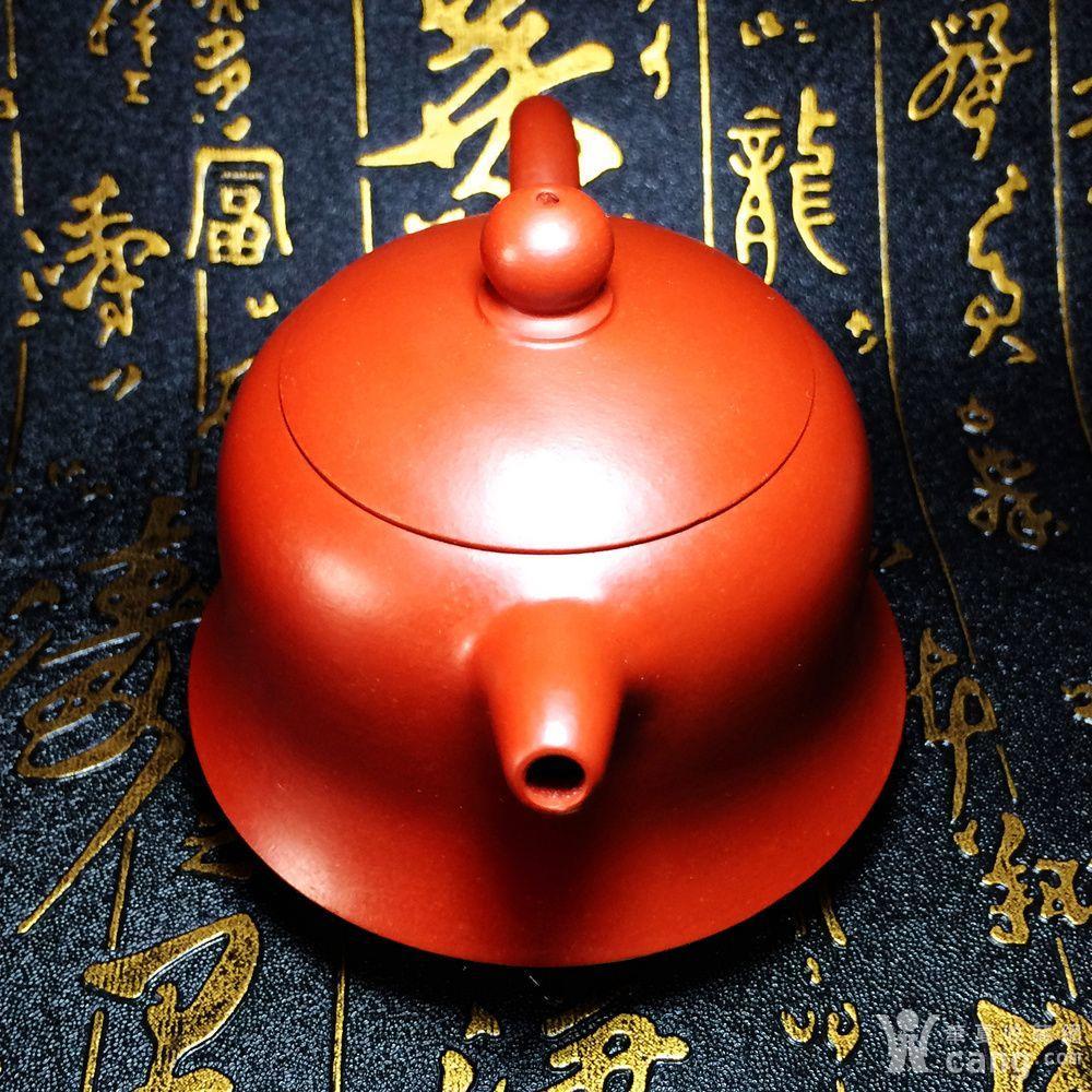 美品大红袍名家紫砂壶!国家级工艺美术师卢伟萍全手工作品金钟壶