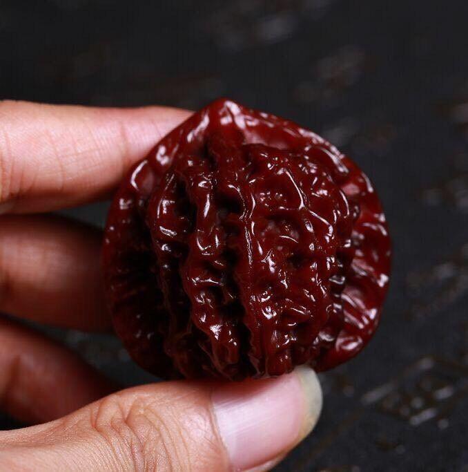 纯天然包浆玉化文玩大官帽 包浆均匀