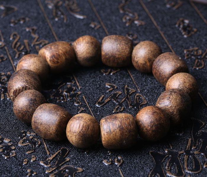 纯天然越南黑土沉沉香手串 支持复检