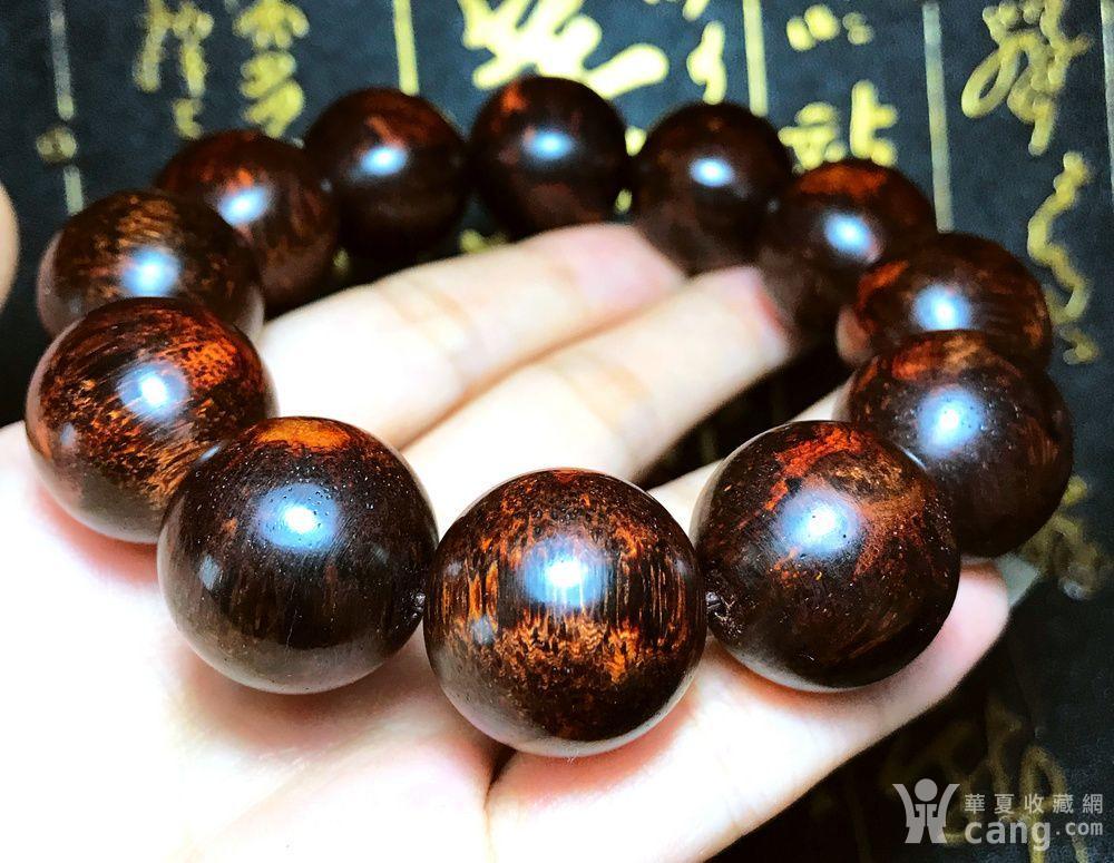 特级黄花梨木降香藤香20mm大珠佛珠手串!