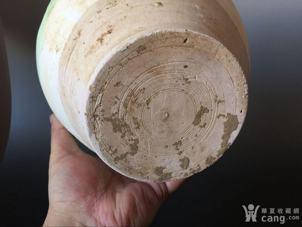 唐 巩县窑绿釉万年罐