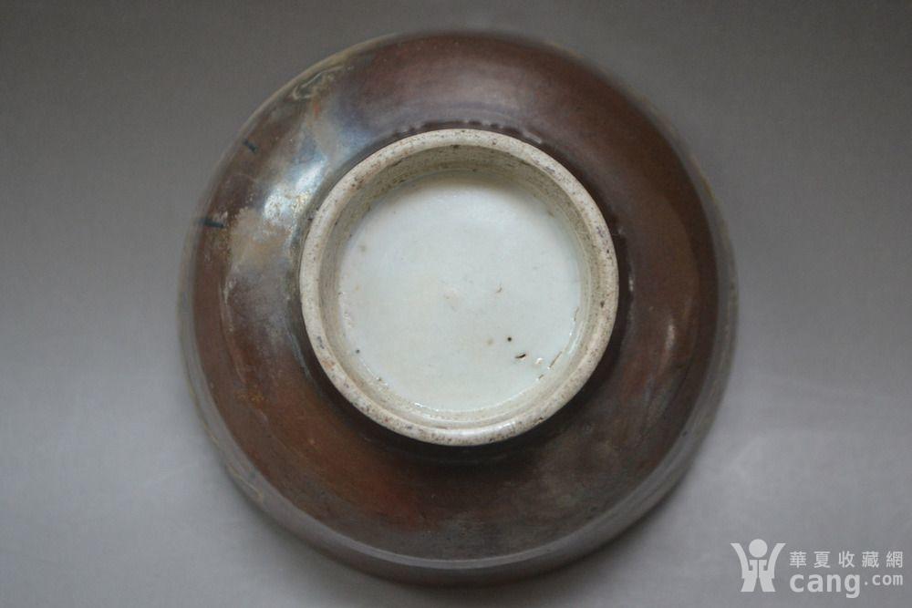 民国 酱釉碗