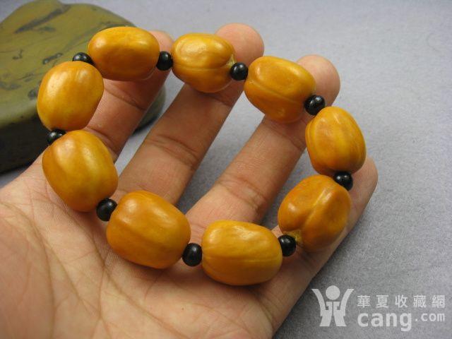 天然蜜蜡果菩提手串23x20mm 编号11671