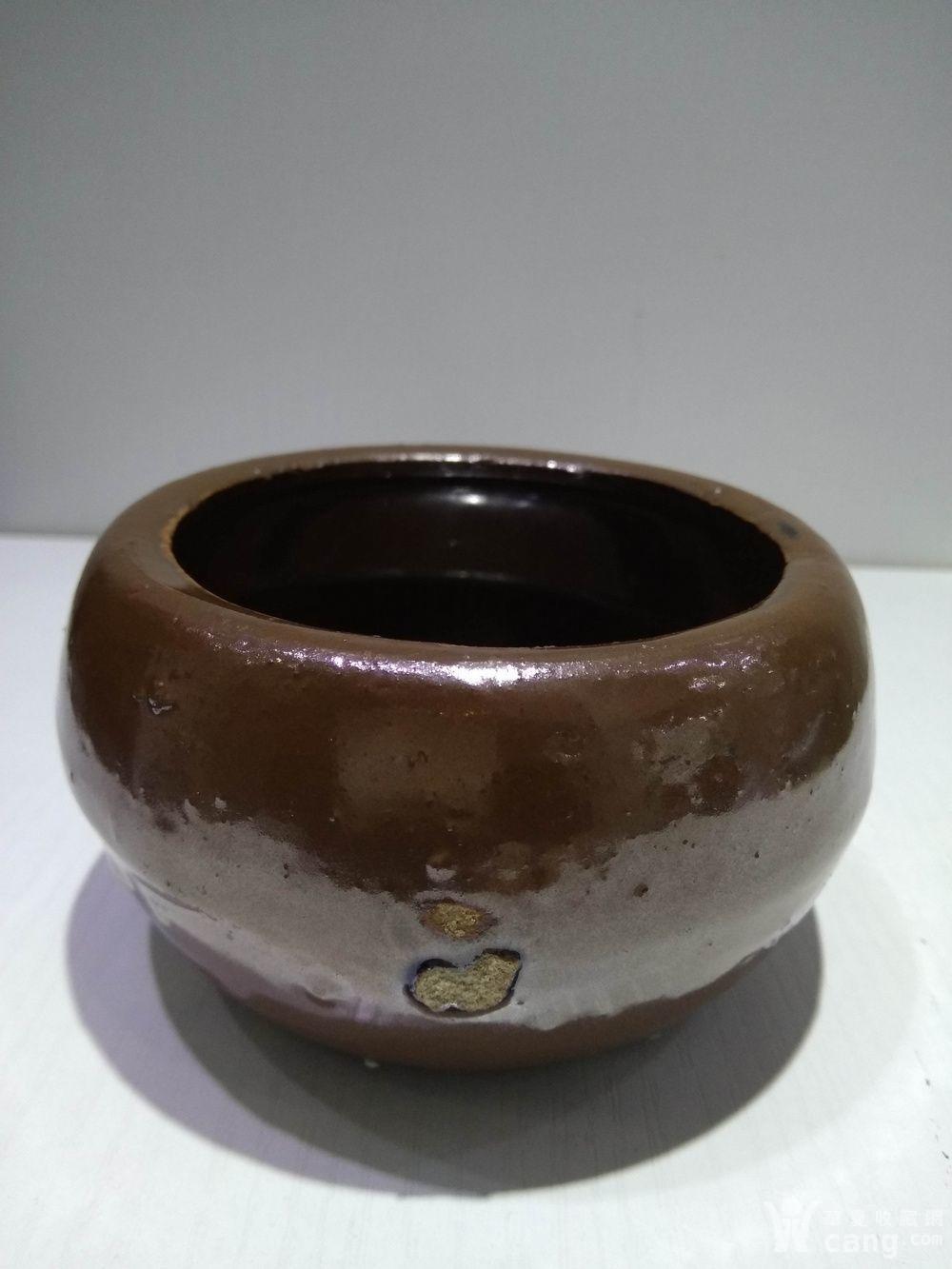 清代酱釉钵 - 清 - 瓷器 - 华夏收藏网